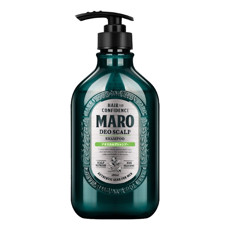 摩隆 男士洗发水 净爽去屑型480ml/瓶