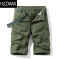 HLCOMAN多口袋工装短裤男宽松直筒休闲5五分夏季薄款ins休闲中裤潮牌帅气