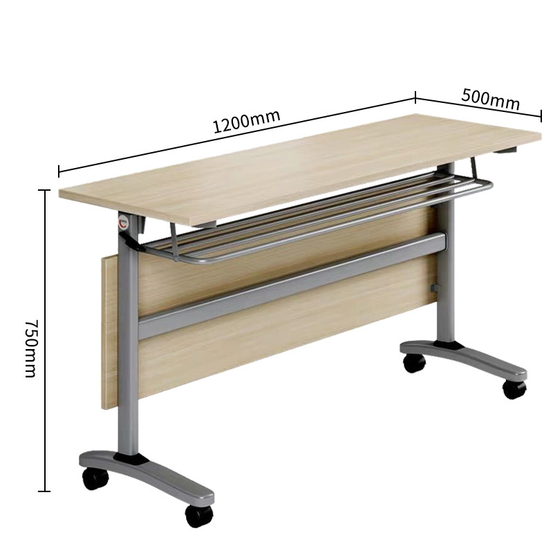 圣斯顿sdhy1250a可折叠会议桌培训桌1200500750mm浅胡桃色