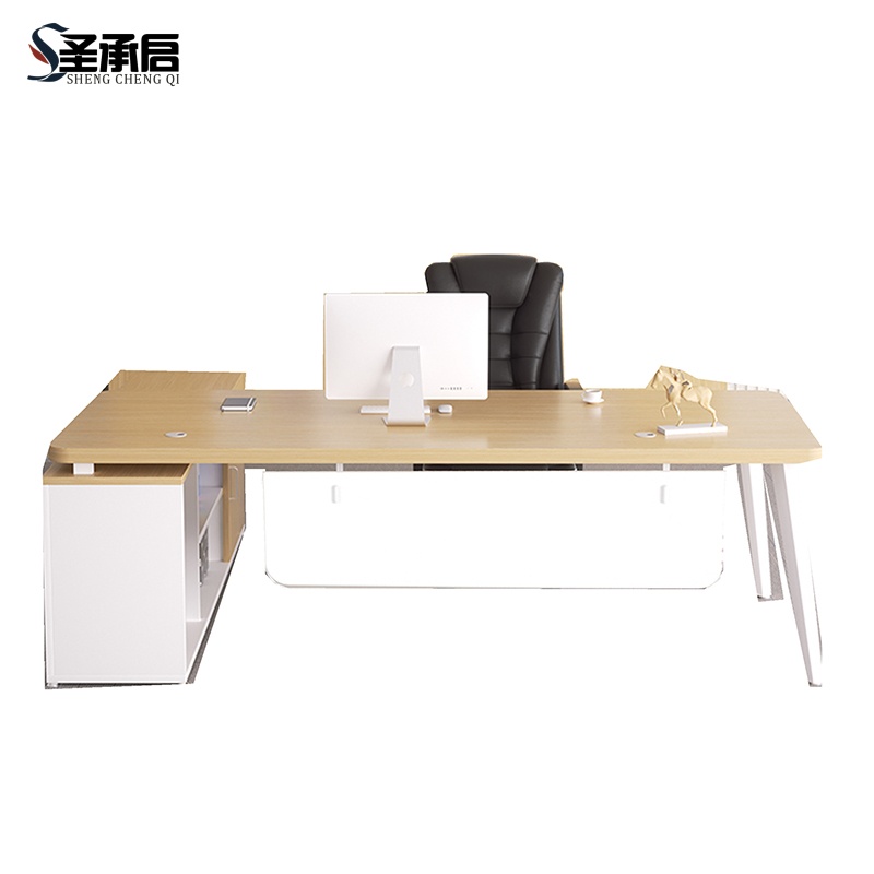 圣承启 班桌 2m带椅张高清大图