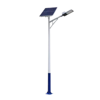 洛安斯 LED太阳能路灯含杆6米 金豆款-50W 套
