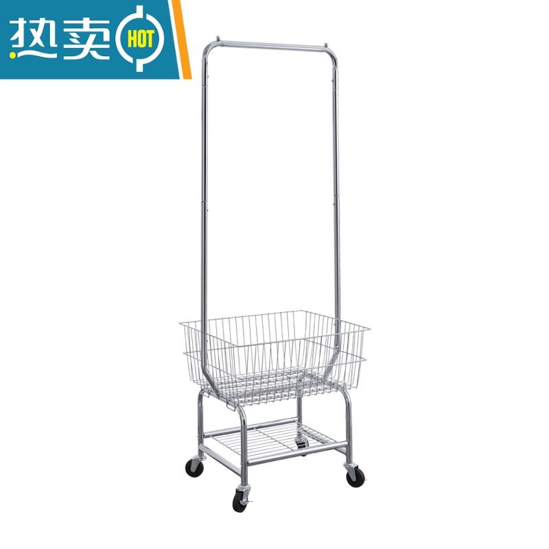 敬平挂衣架落地卧室晾衣架收纳衣架落地衣服架子置物架衣帽架移动推车 小号-猫耳款+经典黑+包边高清大图