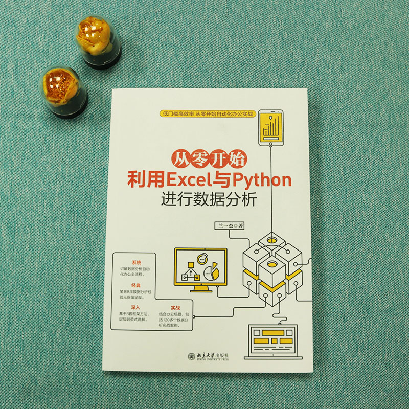 醉染图书从零开始利用Excel与Python进行数据分析9787301332146高清大图