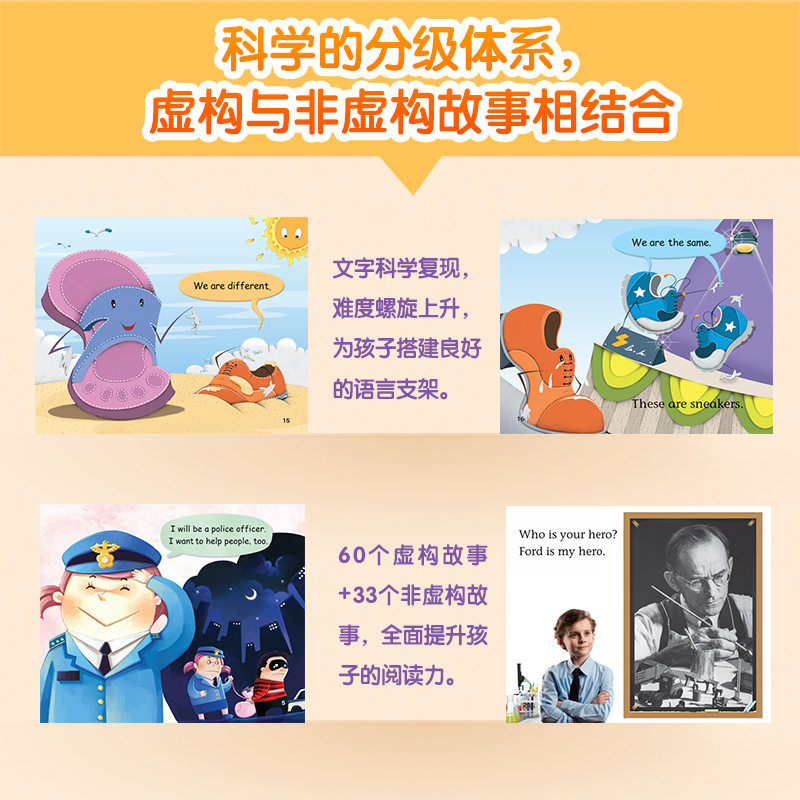 [正版]新东方幼儿英语启蒙绘本1+2+3 全套33册 儿童英语启蒙绘本配套音视频 英语分级阅读物2-6岁幼儿园宝宝 早教高清大图