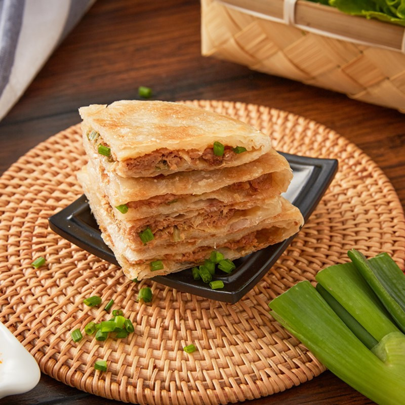 安井酥皮馅饼猪肉大葱馅300g*3包