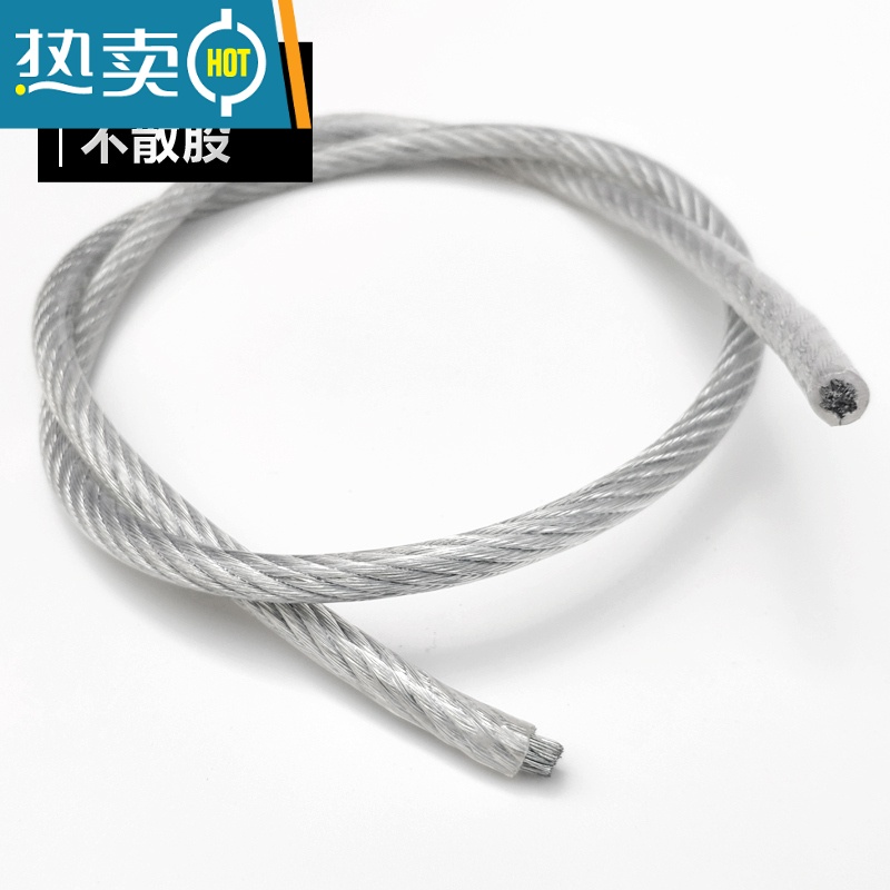 敬平镀锌钢丝绳2mm-10mm包塑 优质葡萄架钢丝 晒衣绳大棚线拉线包塑晾 2mm100米送8个卡扣绳子高清大图