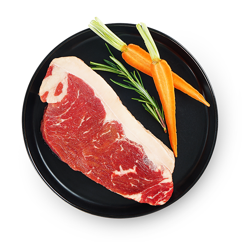 [大希地满减专区]大希地 精选原切谷饲西冷牛排180g(盒装)1份装 限定