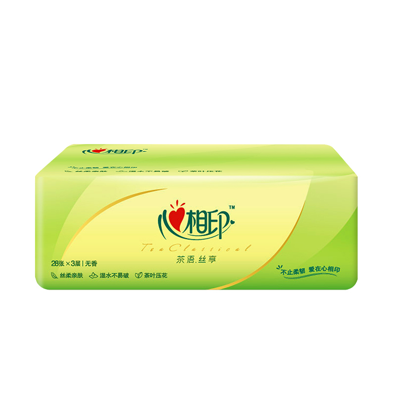 心相印丝享系列纸餐巾3层28片YB.10包装T4035-1提高清大图