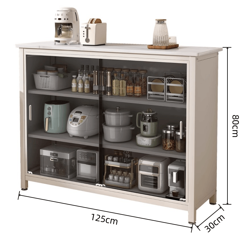 鑫木樽碗柜125*30*80cm台高清大图