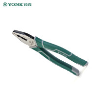 约克(YONK)工业级钢丝钳 老虎钳平口钳电工钳夹持工具