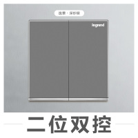 TCL罗格朗(Legrand)开关插座面板逸景深砂银5五孔二三插三孔16A空调USB墙壁电源86型暗装电源插座