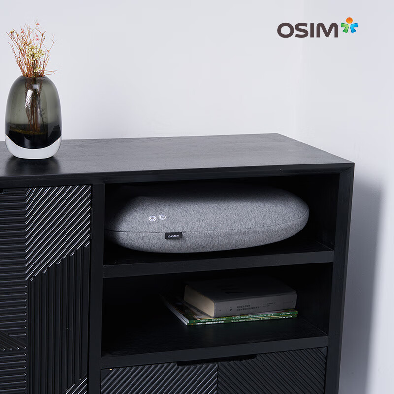 傲胜(OSIM)幸运石-全背腰部按摩器 全背按摩靠垫背部腰部自动揉捏 灰色 生日礼物实用送父母高清大图