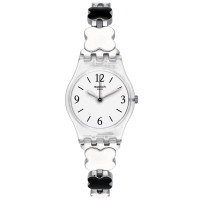 斯沃琪(SWATCH)手表 淑女系列 金属表带 商务 休闲 银色石英女士表LK367G