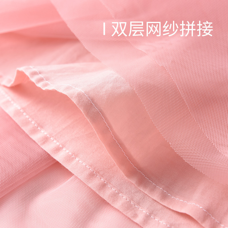 铅笔俱乐部童装2020夏装新款女童连衣裙小童背心裙儿童网纱拼接裙
