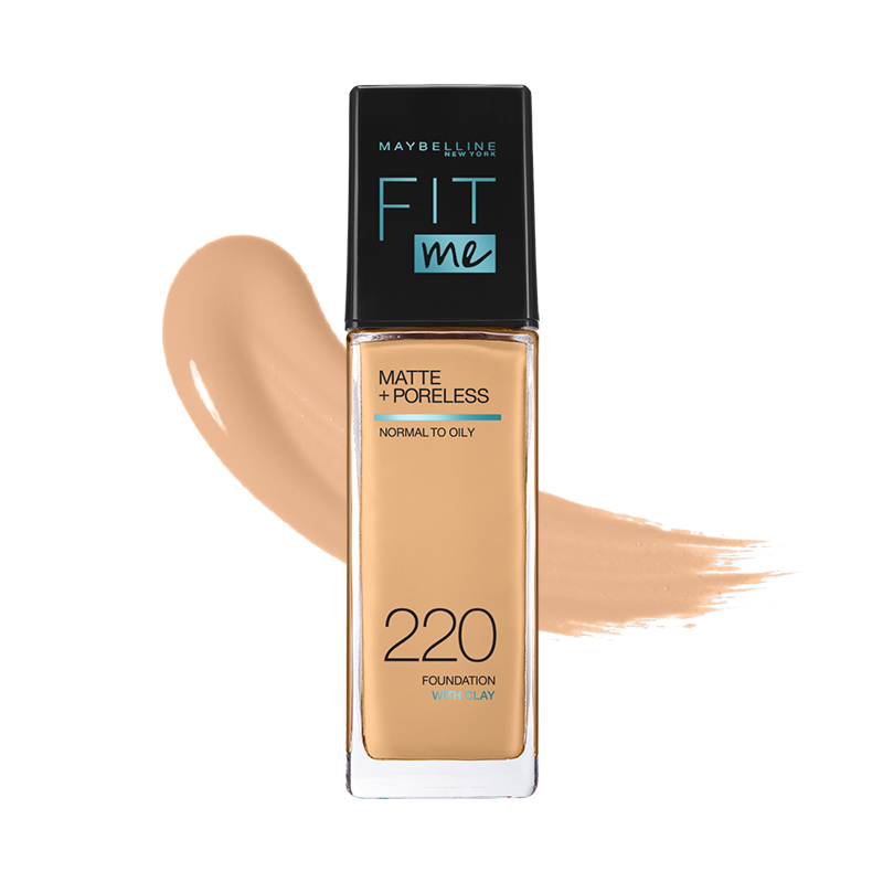 美宝莲定制柔雾粉底液220 30ML 油皮亲妈高清大图