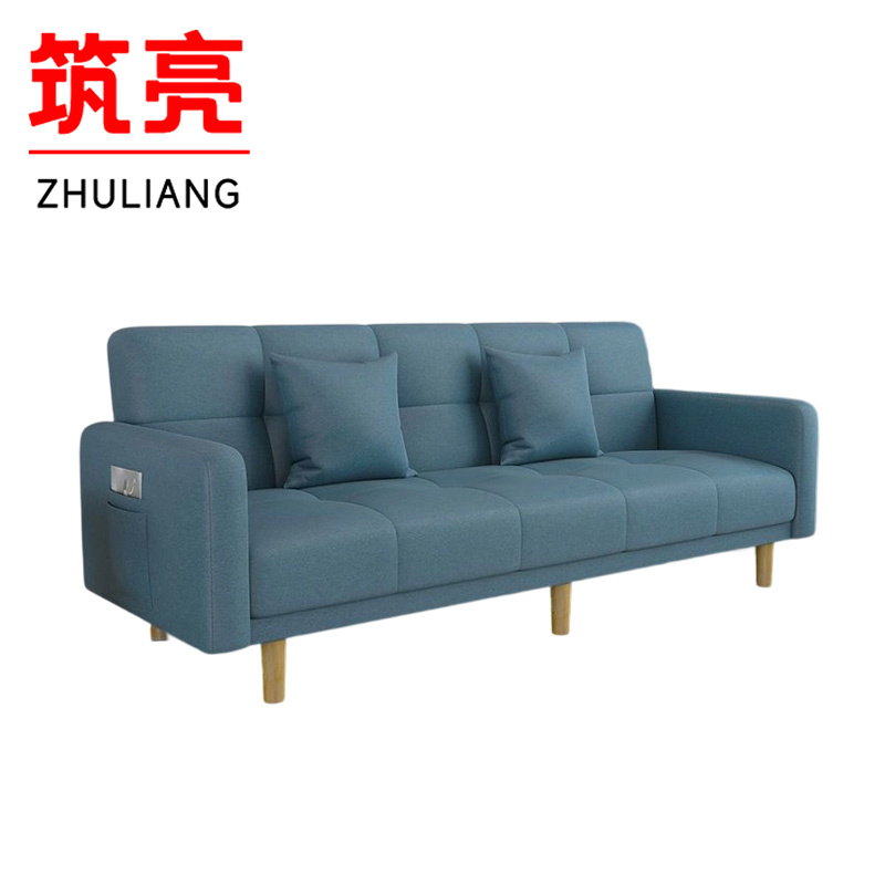 筑亮 沙发床 130*70*75cm 张高清大图