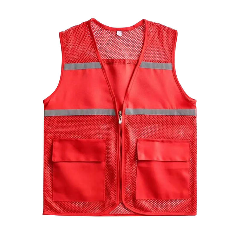 佳美哲 SA-J06 网格反光马甲聚酯纤维反光背心志愿者马夹工作服高清大图