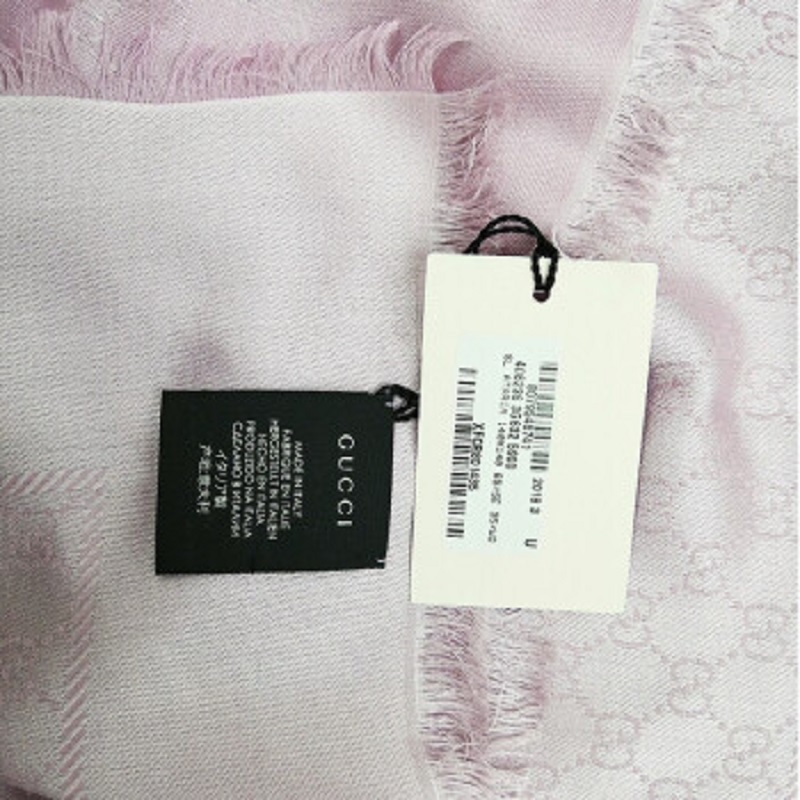 GUCCI 古驰 女士粉色方形围巾 406236-3G632-5900