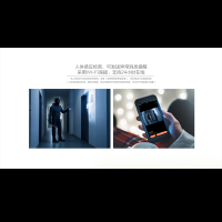 海康威视萤石DP1智能电子猫眼摄像头可视门铃防盗家用门镜（含128G内存卡）