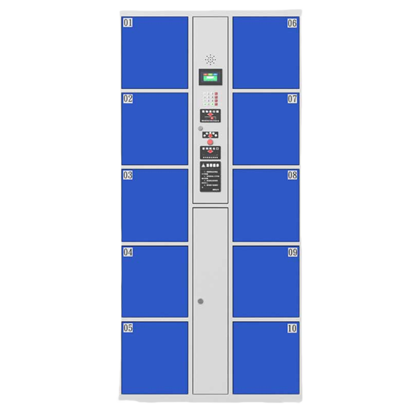 铭思达智能存包柜10门条形码台高清大图