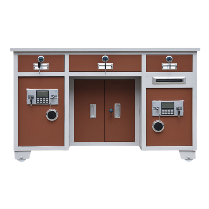 蕃蒂 电子保险桌1.3米双柜张高清大图