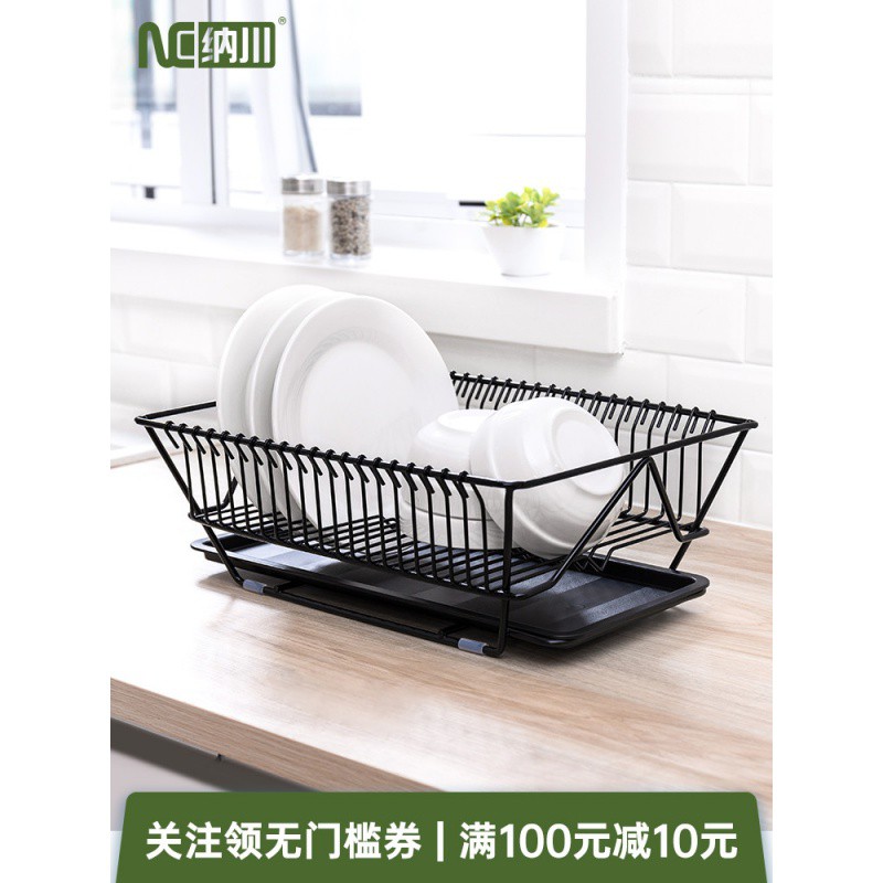 厨房碗筷餐具沥水架水果蔬菜收纳篮盘碗碟置物架子晾碗滴水架收纳层架 三维工匠高清大图