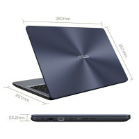 华硕（ASUS）顽石五代FL8000UQ8550 15.6英寸大屏本商务办公本轻薄本发烧游戏本笔记本电脑（i7-8550U 4G内存 1TB机械硬盘 940MX-2G独显）