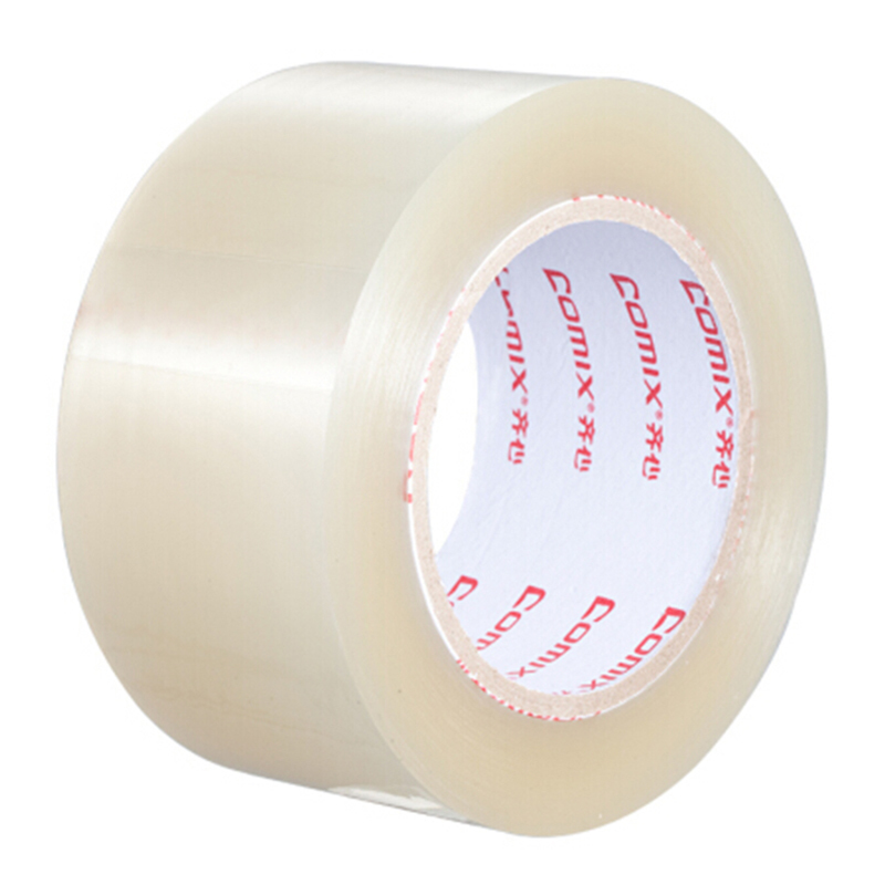 齐心 JP4810-6普透封箱胶带 48mm*100y 6卷/筒透明
