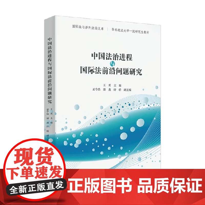 中国法治进程与国际法前沿问题研究 王勇 等 编著 法律高清大图