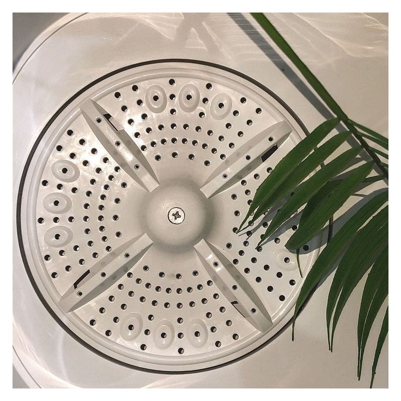 婴儿家用懒人学生宿舍洗衣机洗袜子内衣内裤洗衣机白色沥水篮注水管