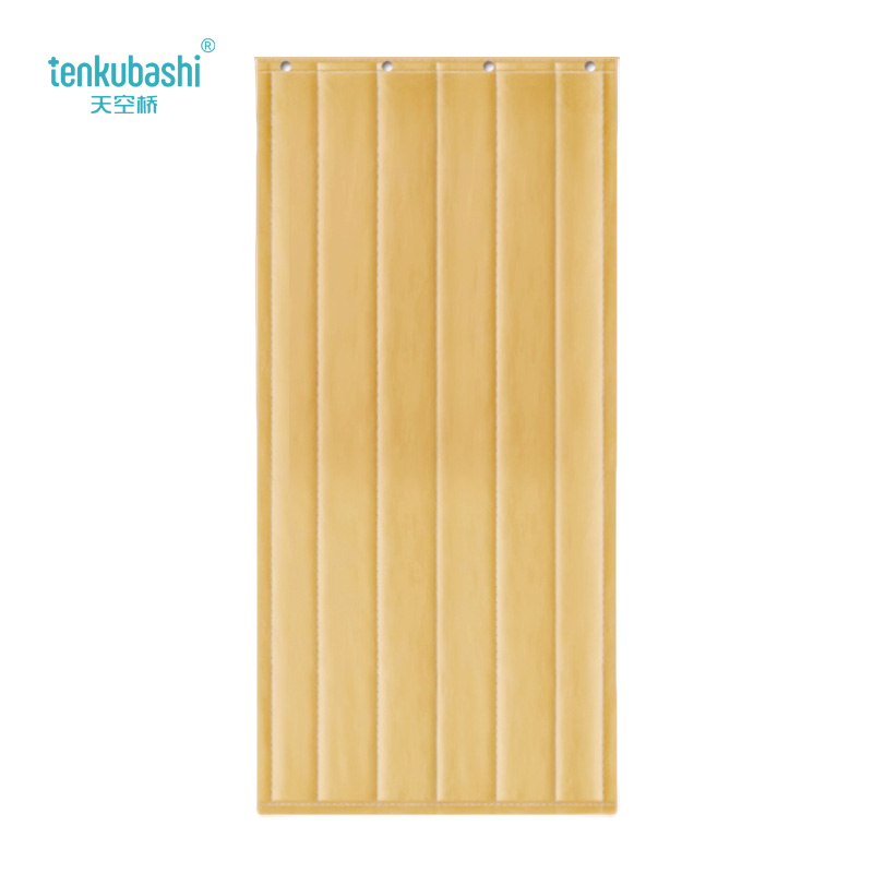 天空桥 棉门帘 MML-5金黄色无窗口三层棉 平方米高清大图