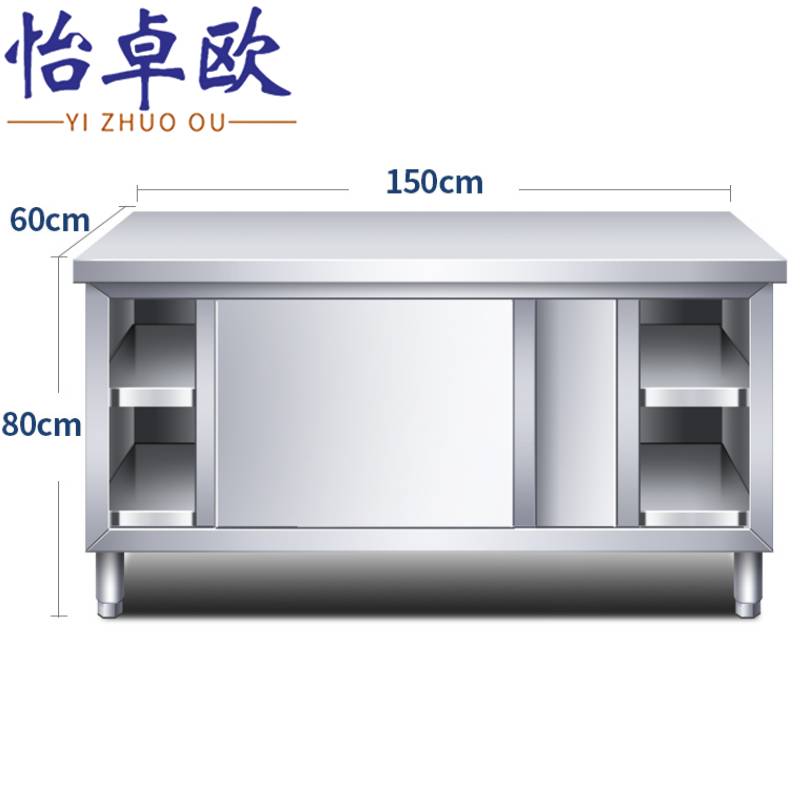 怡卓欧 不锈钢操作台高清大图