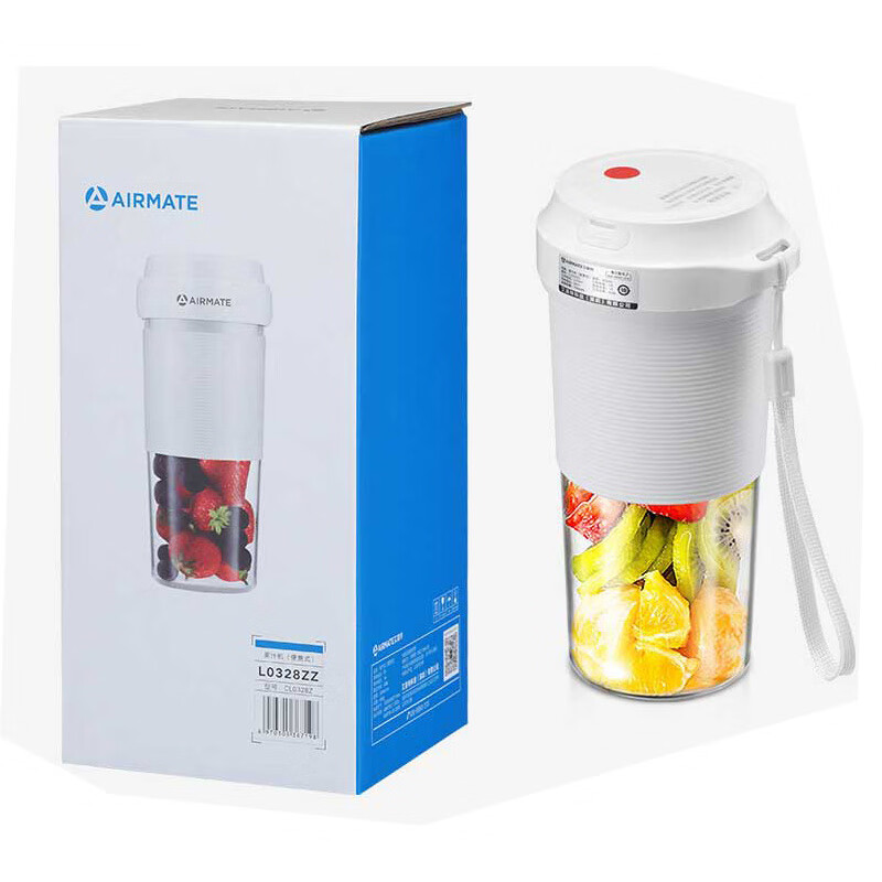 艾美特(AIRMATE便携果汁杯榨汁机旅行携带300ml果汁机CL0328Z白色高清大图
