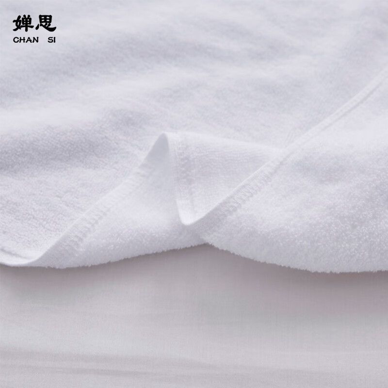 婵思 30*71cm 全棉纯白 毛巾 (计价单位:条) 白色