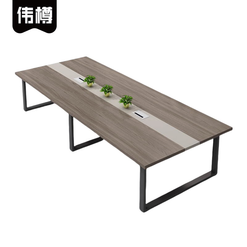 伟樽会议桌2.4*1.2*0.75m张