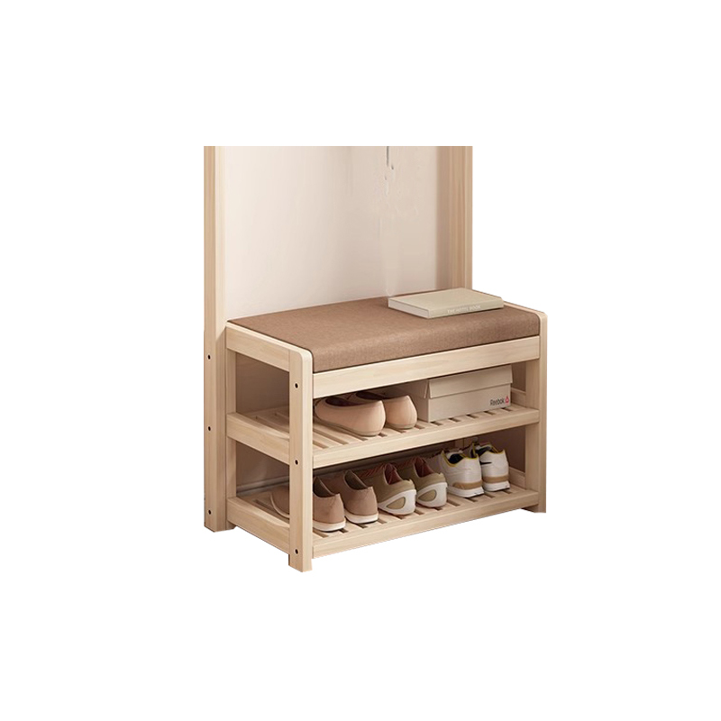 铭羽洋实木衣帽架70*31*172cm个高清大图