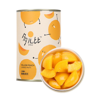 多儿比dolbee 对开黄桃水果罐头425g 休闲零食品 年货特产