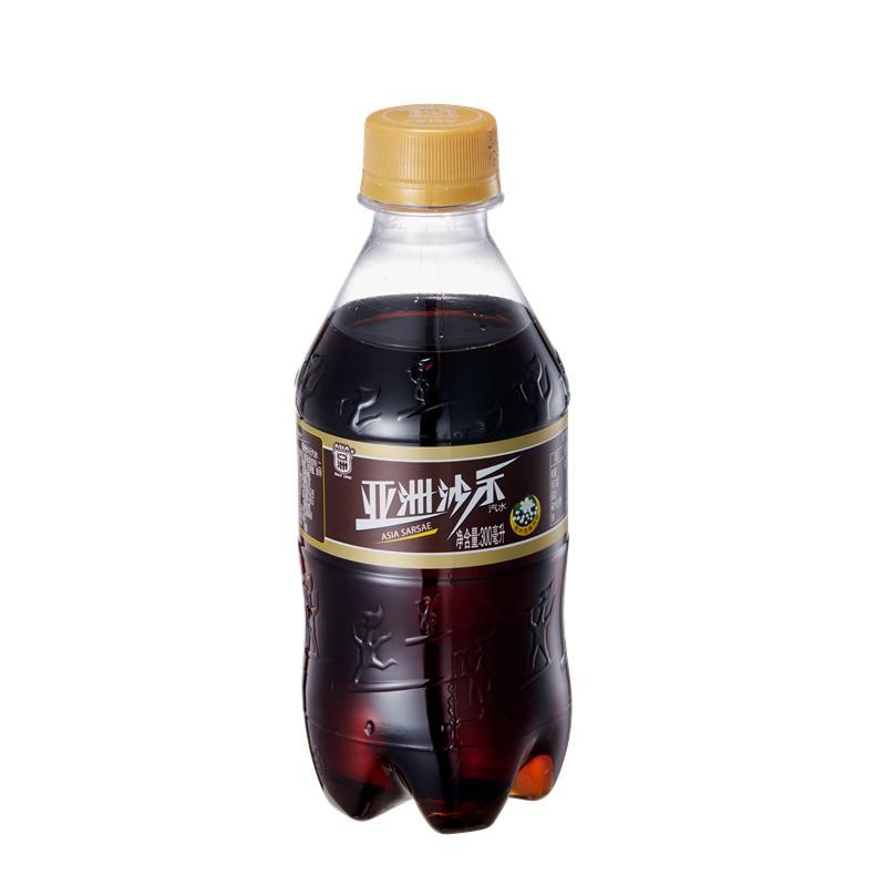 亚洲(ASIA)沙示汽水 碳酸饮料 300ml*24 整箱 老广州可乐怀旧经典沙士