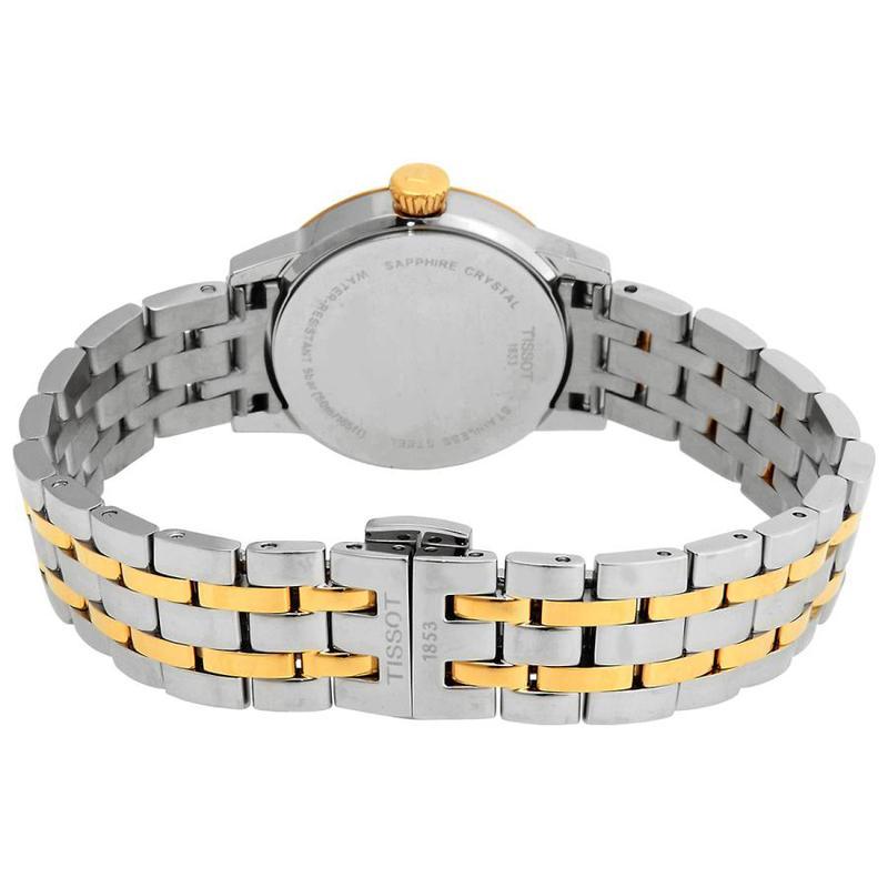 天梭tissot女表classicdream经典梦想不锈钢象牙色表盘女士经典时尚