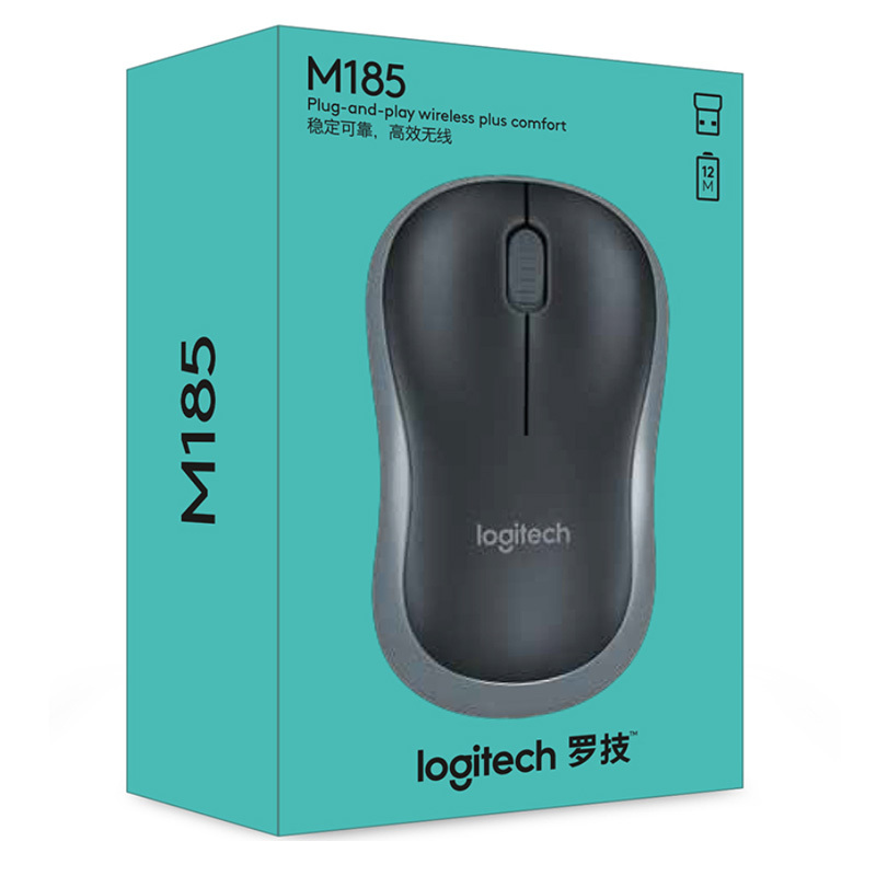 罗技 无线鼠标 M185高清大图