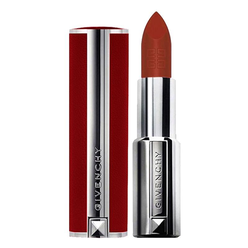 国内专柜正品纪梵希红丝绒唇膏n35枫叶砖红34g哑光