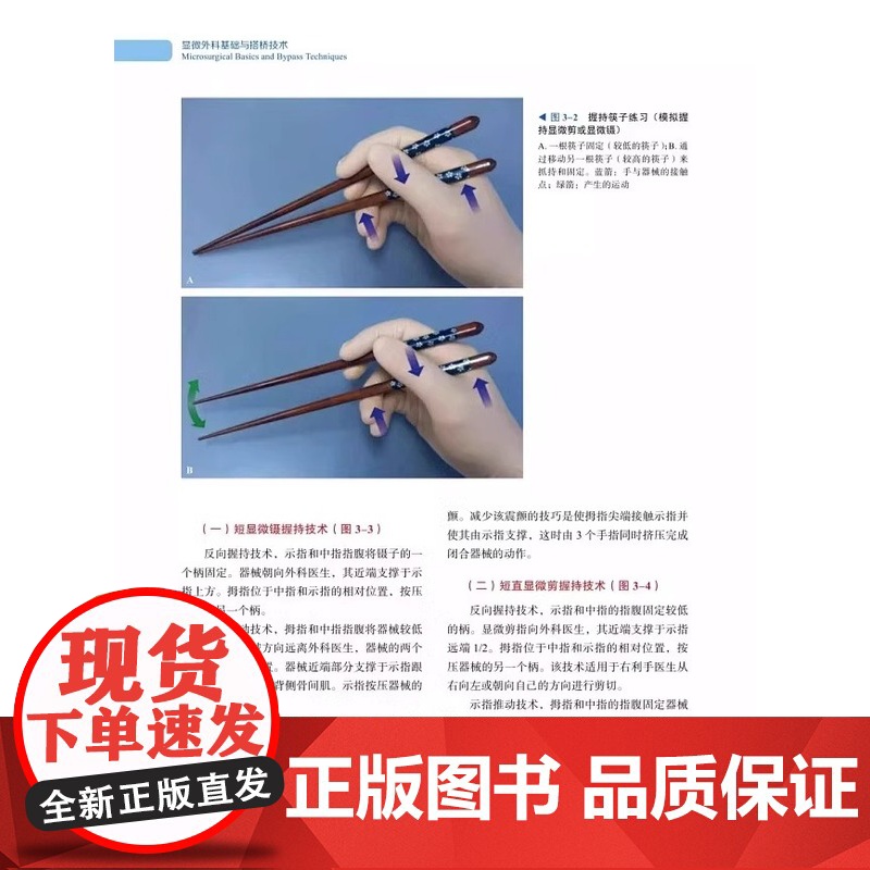 [央视网]显微外科基础与搭桥技术 郭庚主译 附视频 神经外科医师在实验室进行显微外科训练指导 手术操作 中国科学技术出版高清大图