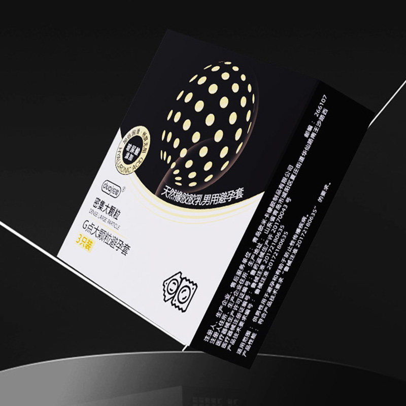 独爱玻尿酸避孕套超薄裸入001 G点颗粒3只装 正品安全套套狼牙颗粒高潮男女用套子成人情趣计生用品bytt高清大图