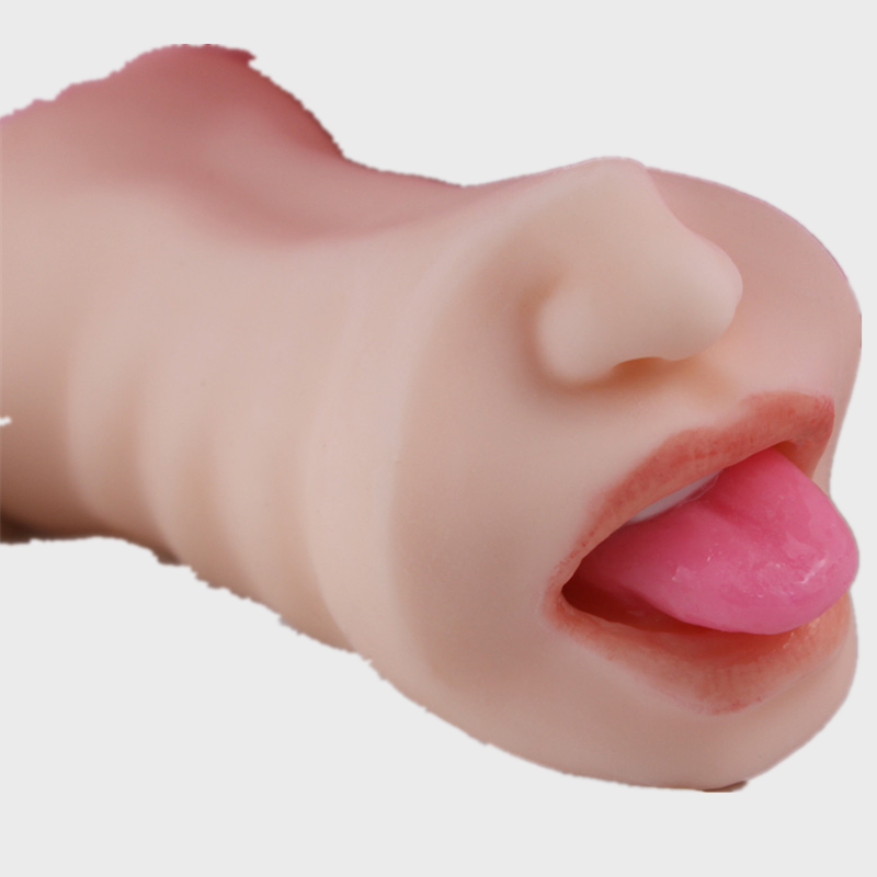 Toy'sHeart.飞机杯硅胶男用自玩器模型成人情趣性用品 含含【鲜嫩舌头】