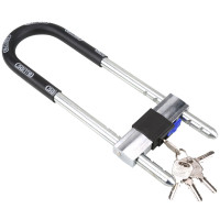 赛拓(SANTO)0068高强度抗剪防撬U型安全锁 双开玻璃门锁 电动车锁 摩托车锁20-30cm 门锁 车锁锁具