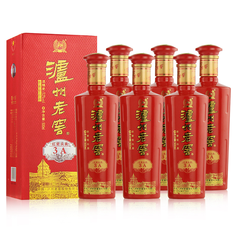 17年52度泸州老窖红瓷头曲[3A ]500ml*1瓶 浓香型白酒高清大图