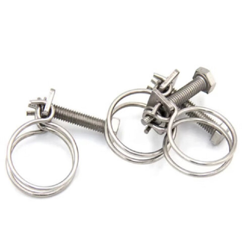 威航 不锈钢喉箍塑料水管固定卡扣50个/包;Φ80高清大图