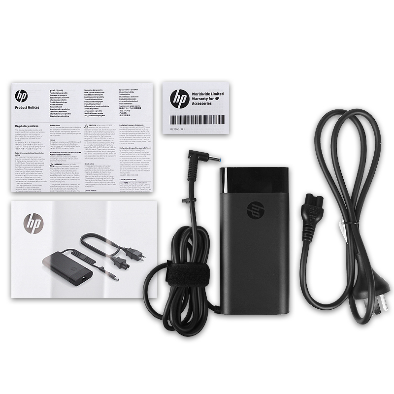 惠普(HP) 2DR33AA 150W高功率 便携式 电源适配器 暗影精灵PLUS电源