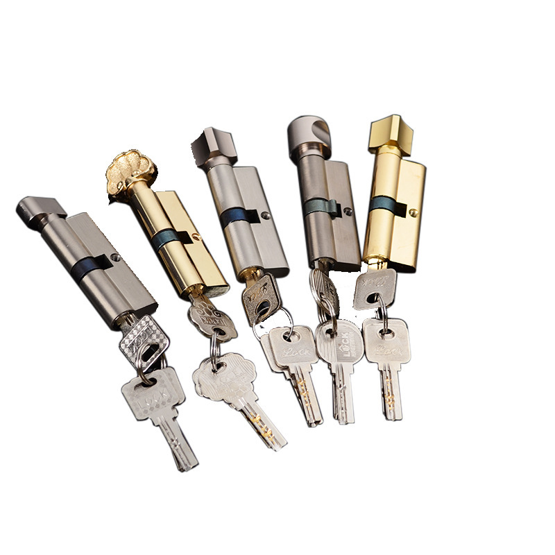 老式房门锁体小50含小70铝梅花钮锁芯