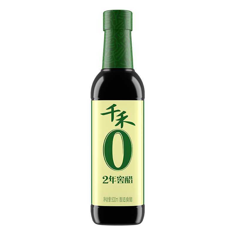 千禾厨房调味2年窖醋500ml*5古法窖藏凉拌点蘸酸爽可口